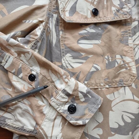 Diesel D78 Camo Military Button Up OverShirt Long Sleeve Men's Size Large Grunge - Picture 13 of 14